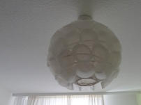 So sieht die Lampe aus, wenn sie nicht angeschaltet ist...