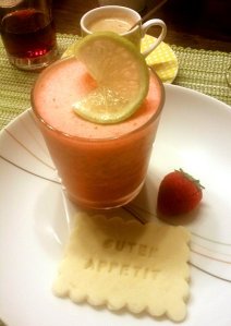 Dessert Erdbeer-Limetten-Mousse